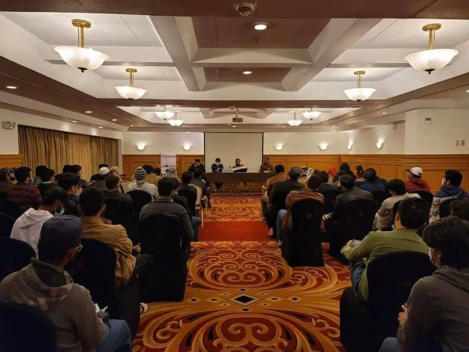 The audience in the hall at the Karachi Extreme Commerce meet-up