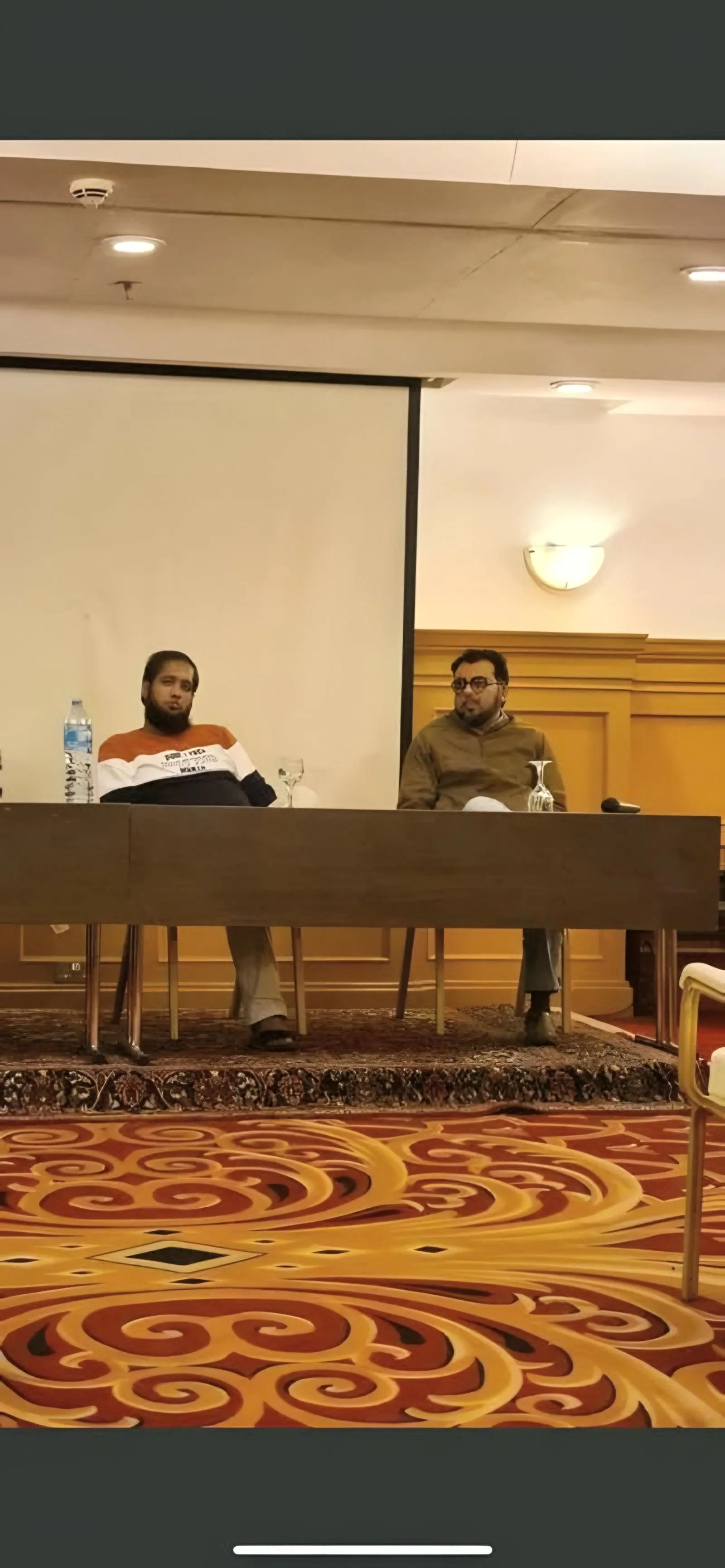 The panel at an Extreme Commerce meet-up in a Karachi hotel hall