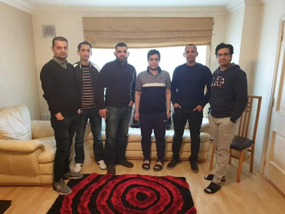 Attendees at the first Extreme Commerce Ireland meet-up in Limerick, seated and standing in a living room